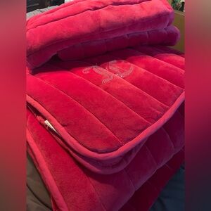 Juicy Pink Velour comforter